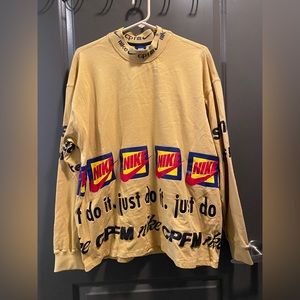 Nike cactus plant flea market cpfm mustard LS tee medium